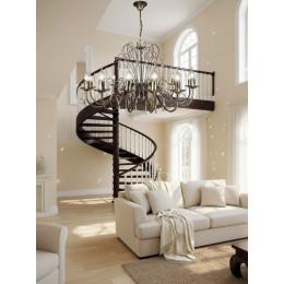 Люстра Петрасвет S1303-12, 12хЕ14 макс. 60Вт